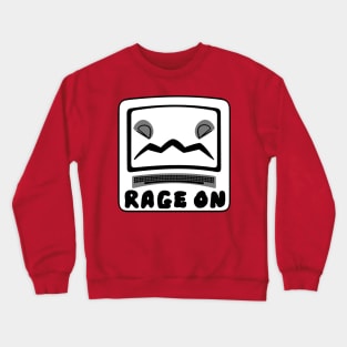 Rage on Computer Gamer Crewneck Sweatshirt